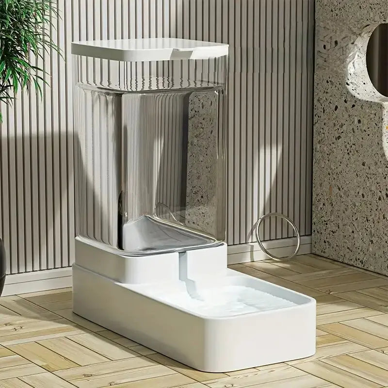 Automatic Gravity Pet Feeder & Water Dispenser Set – Food and Water Station for Dogs & Cats