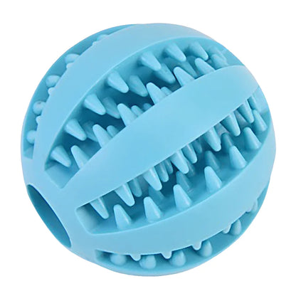Dog Treat Dispensing Ball, Teething & Puzzle Chew Toy