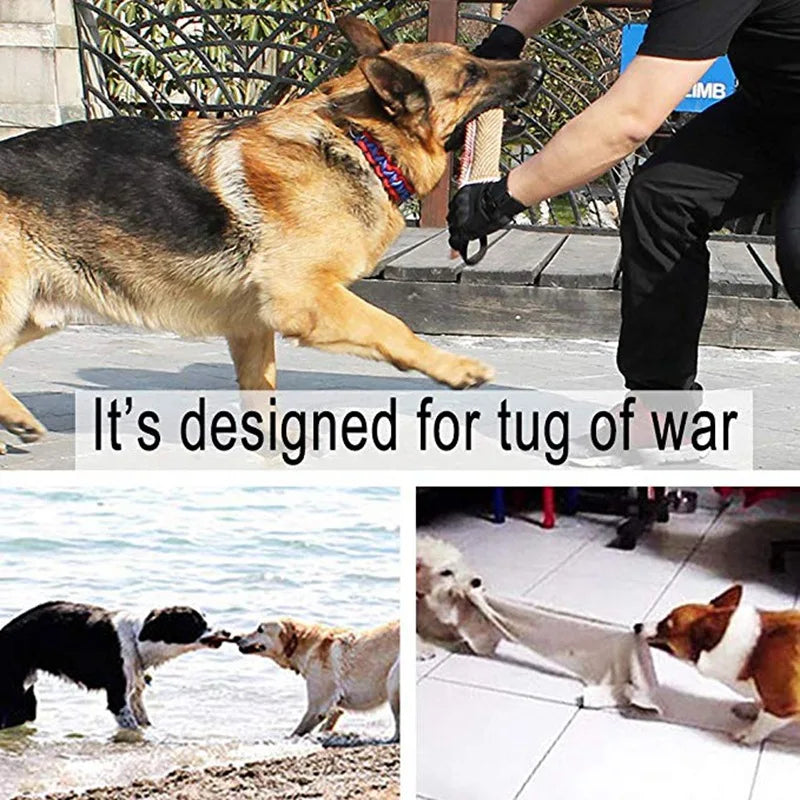 Tough Jute Rope Dog Toy – Durable Tug & Chew Training Toy