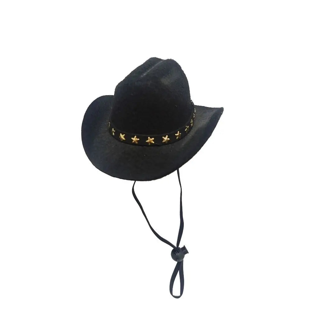 Adjustable Cowboy Hat for Dogs & Cats, Funny Summer Pet Headwear