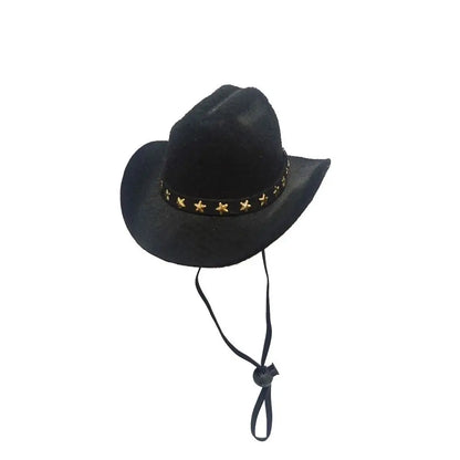 Adjustable Cowboy Hat for Dogs & Cats, Funny Summer Pet Headwear