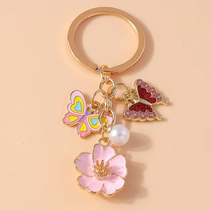 Enamel Horse Unicorn Keychain, Cute Animal Key Ring Pendant, Car Key Holder, Handbag Accessory, DIY Jewelry Gift for Women and Girls
