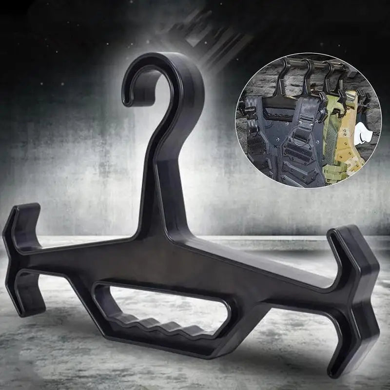 Heavy-Duty Tactical Vest Hanger, Multi-Purpose Equipment Display Rack for Hunting, Diving Suits, Paintball and Airsoft Gear