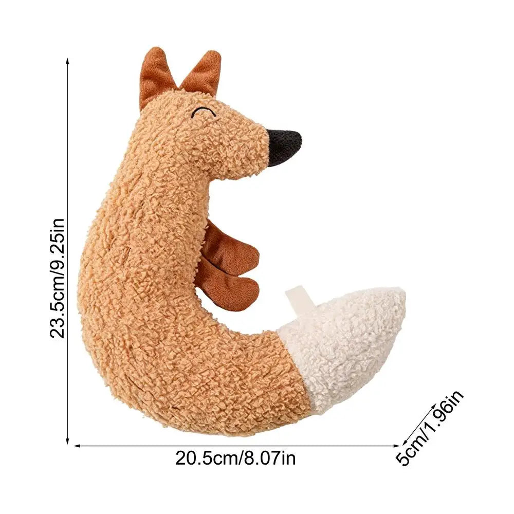 Interactive Squeaky Chew Toy for Aggressive Chewers – Durable Plush Toy for Dogs & Cats
