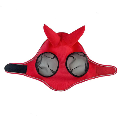 New Elastic Horse Fly Mask, Breathable Adjustable Face Cover, Mosquito and Insect Protection for Horses, Comfortable Equestrian Riding Gear
