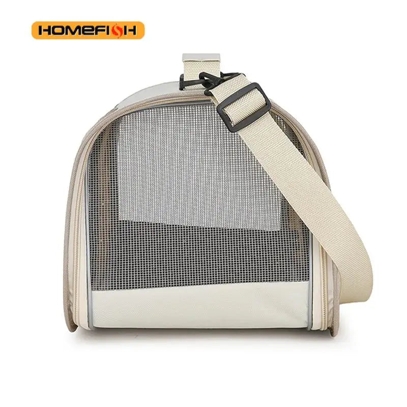 Portable Foldable Pet Carrier Bag – Breathable Shoulder Carrier for Small Dogs & Cats