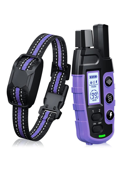 Remote Dog Training Collar – Waterproof E-Collar with Vibration & Static Modes, 3300 ft Range