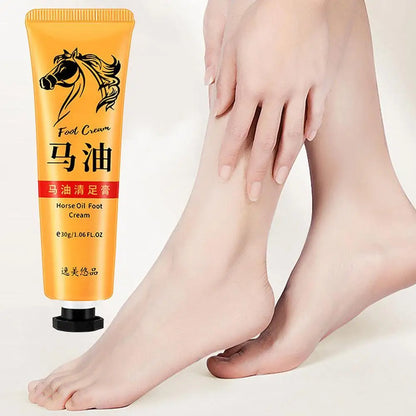 Horse Oil Foot Cream Stick, Moisturizing Balm for Dry & Cracked Heels