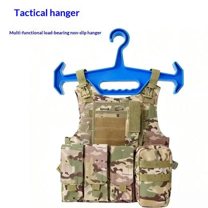 Heavy-Duty Tactical Vest Hanger, Multi-Purpose Equipment Display Rack for Hunting, Diving Suits, Paintball and Airsoft Gear