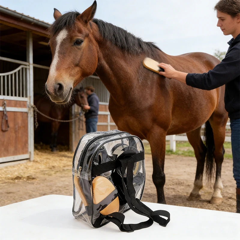 Professional Horse Grooming Kit – 10-Piece Complete Stable Cleaning & Care Tool Set