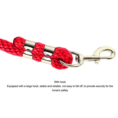 2m Horse Lunge Line, Heavy-Duty Training Rope with Snap