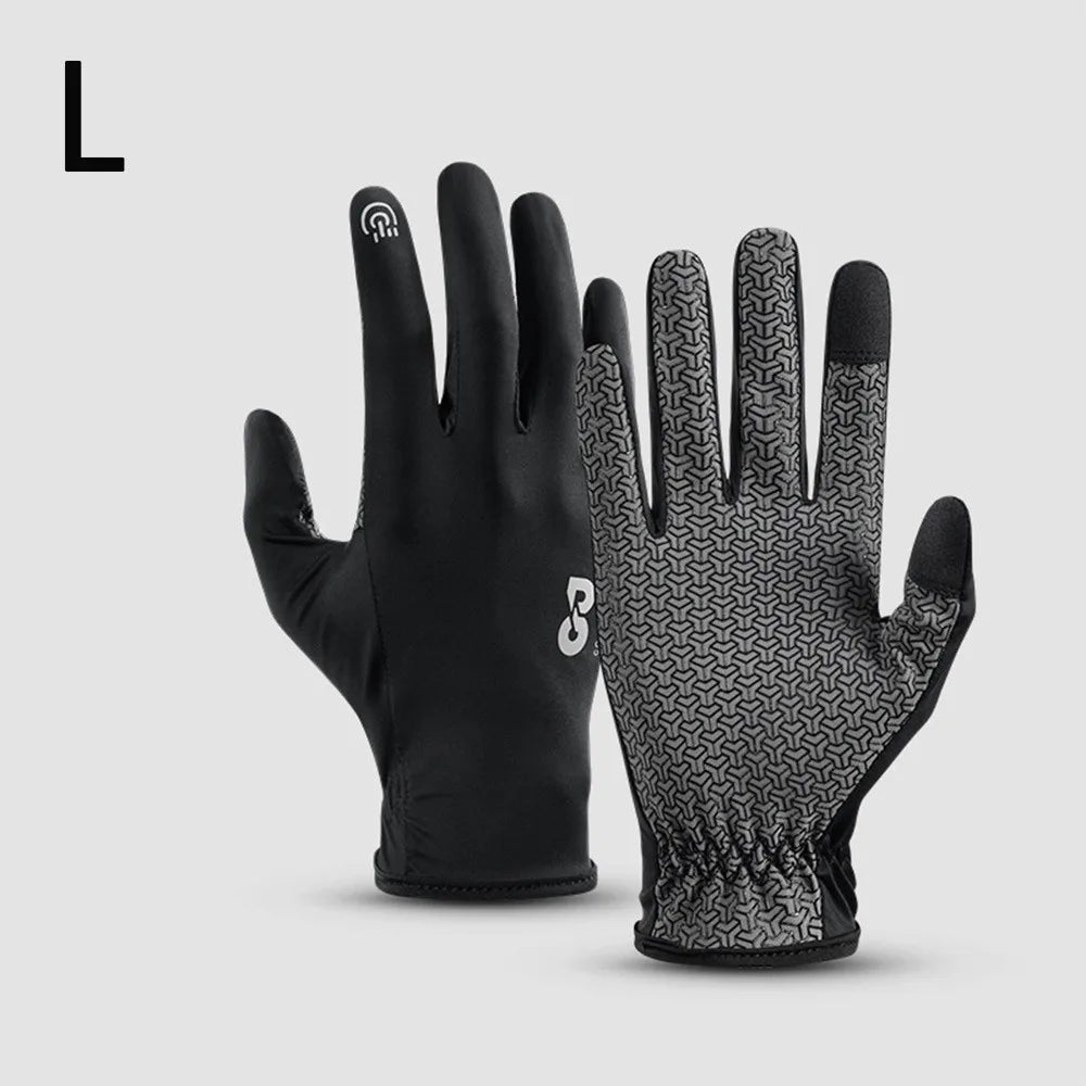 Breathable Equestrian Riding Gloves, Non-Slip Lightweight Sun Protection