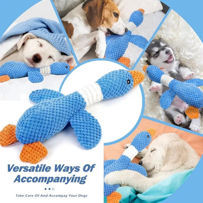 Squeaky Plush Chew Toy for Dogs & Cats – Interactive Toy for Aggressive Chewers