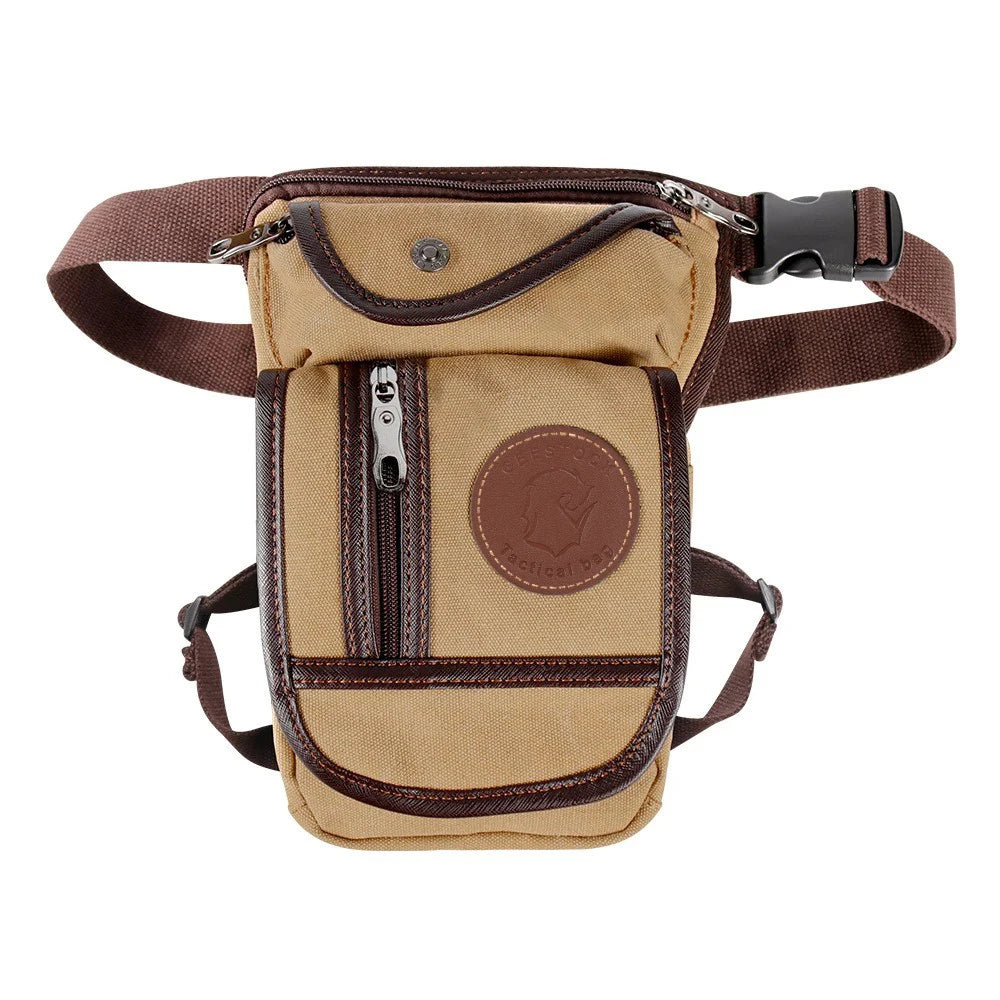 Equestrian Drop Leg Bag – Canvas Nylon Adjustable Waist & Thigh Riding Bag (Large Capacity)