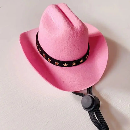 Adjustable Cowboy Hat for Dogs & Cats, Funny Summer Pet Headwear