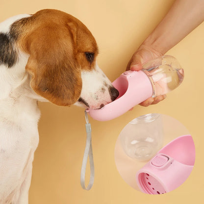 Dog Water Bottle – Leakproof Portable Travel Water Feeder for Dogs & Cats