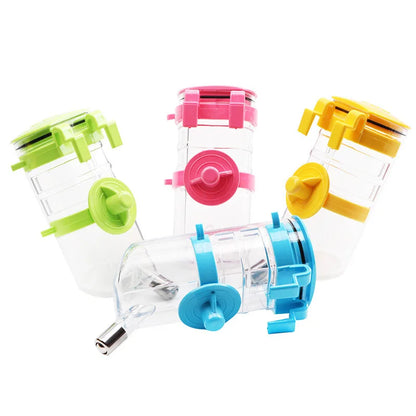 Hanging Pet Water Dispenser for Cages – Automatic Drinking Fountain with No-Leak Spout