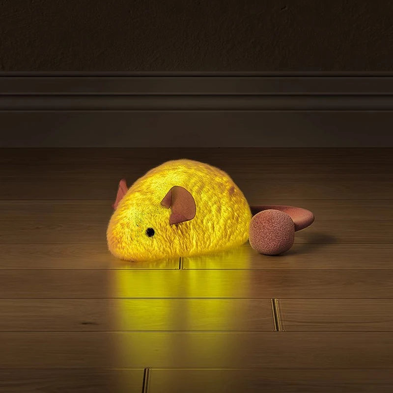 Interactive Plush Mouse Cat Toys – Glow-in-the-Dark Chew & Play Toys for Indoor Cats
