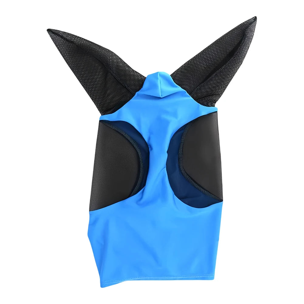 Stretchy Mesh Horse Fly Mask, Breathable Anti-Mosquito Ear Protection