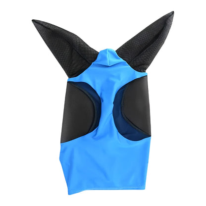 Stretchy Mesh Horse Fly Mask, Breathable Anti-Mosquito Ear Protection