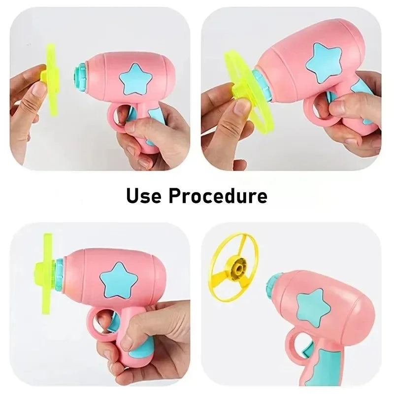 Interactive Cat Training Toy – Mini Flying Disc Launcher for Kittens, Chasing & Fetch Games, Fun Pet Exercise Toy
