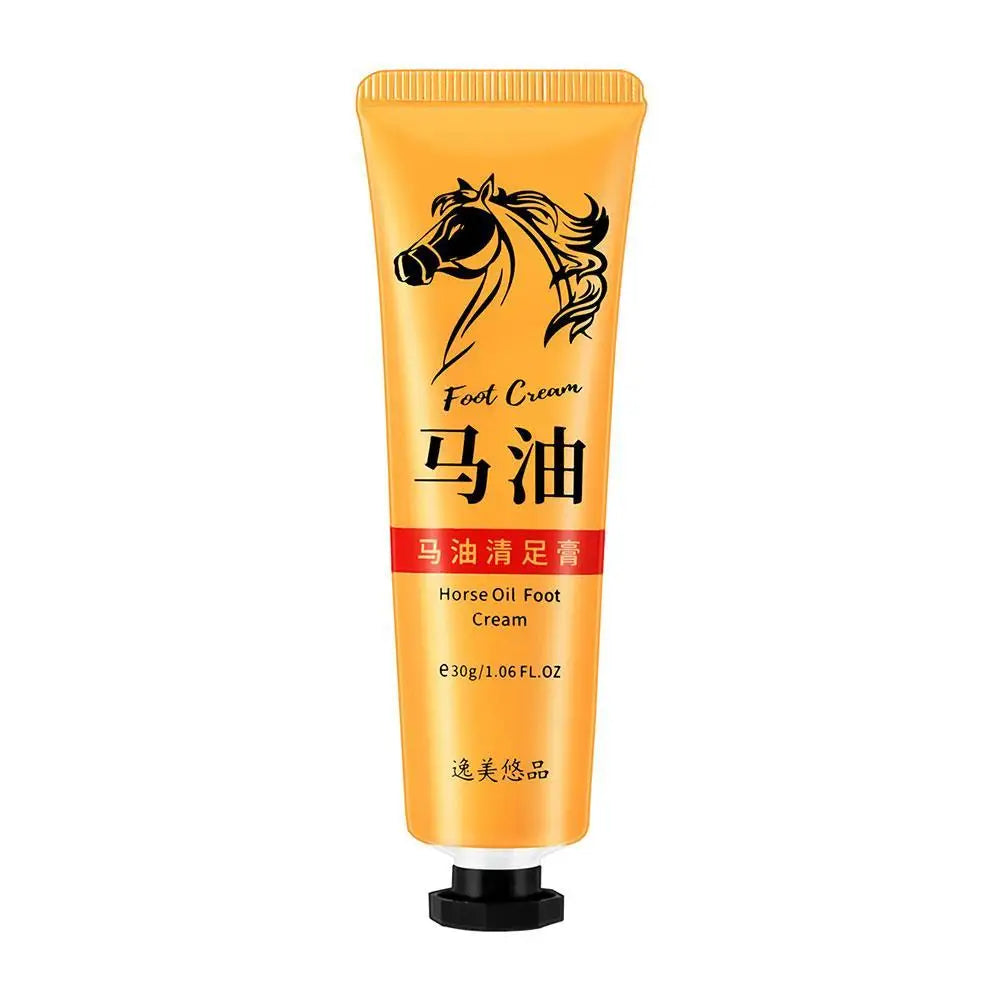 Horse Oil Foot Cream Stick, Moisturizing Balm for Dry & Cracked Heels