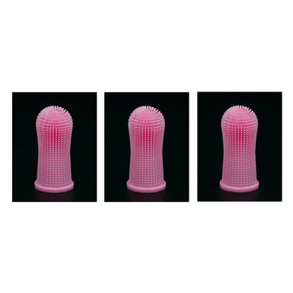 Soft Silicone Pet Finger Toothbrush – Teeth Cleaning Tool for Dogs & Cats