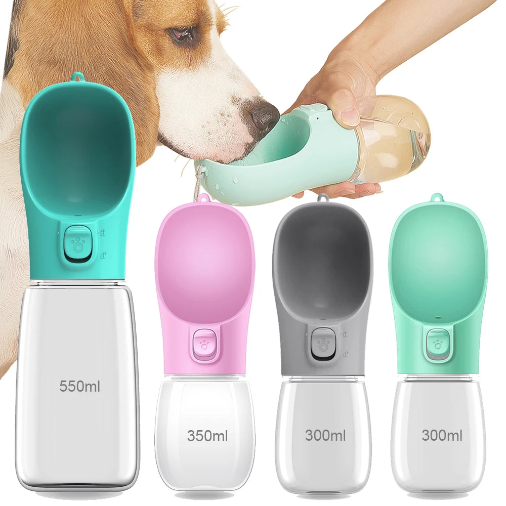 Dog Water Bottle – Leakproof Portable Travel Water Feeder for Dogs & Cats