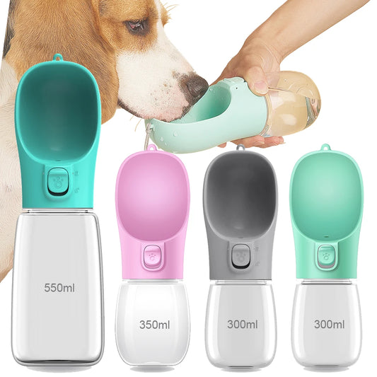 Dog Water Bottle – Leakproof Portable Travel Water Feeder for Dogs & Cats