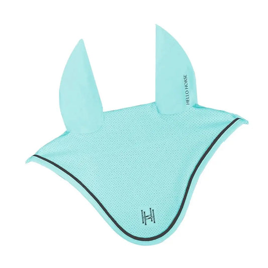 Horse Ear Bonnet Fly Veil – Breathable Mesh Noise Reduction for Jumping & Competition