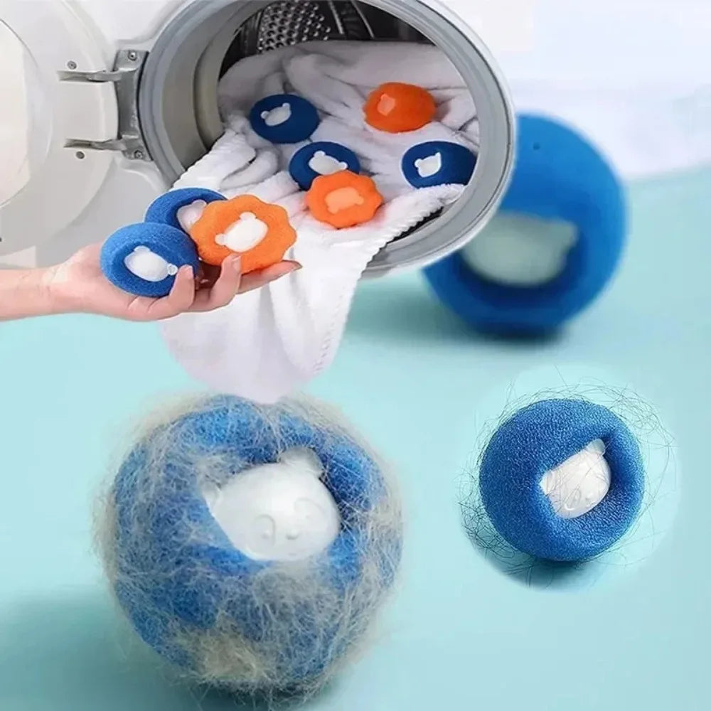 Reusable Laundry Balls, Wash & Reuse to Remove Pet Hair and Lint