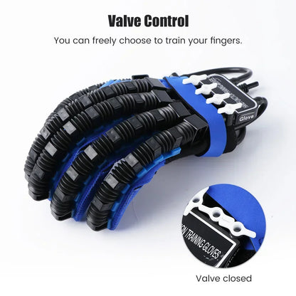 Hand Rehabilitation Exercise Robot Glove, Left and Right Hand Training Device, Finger Exerciser for Hand Mobility and Recovery