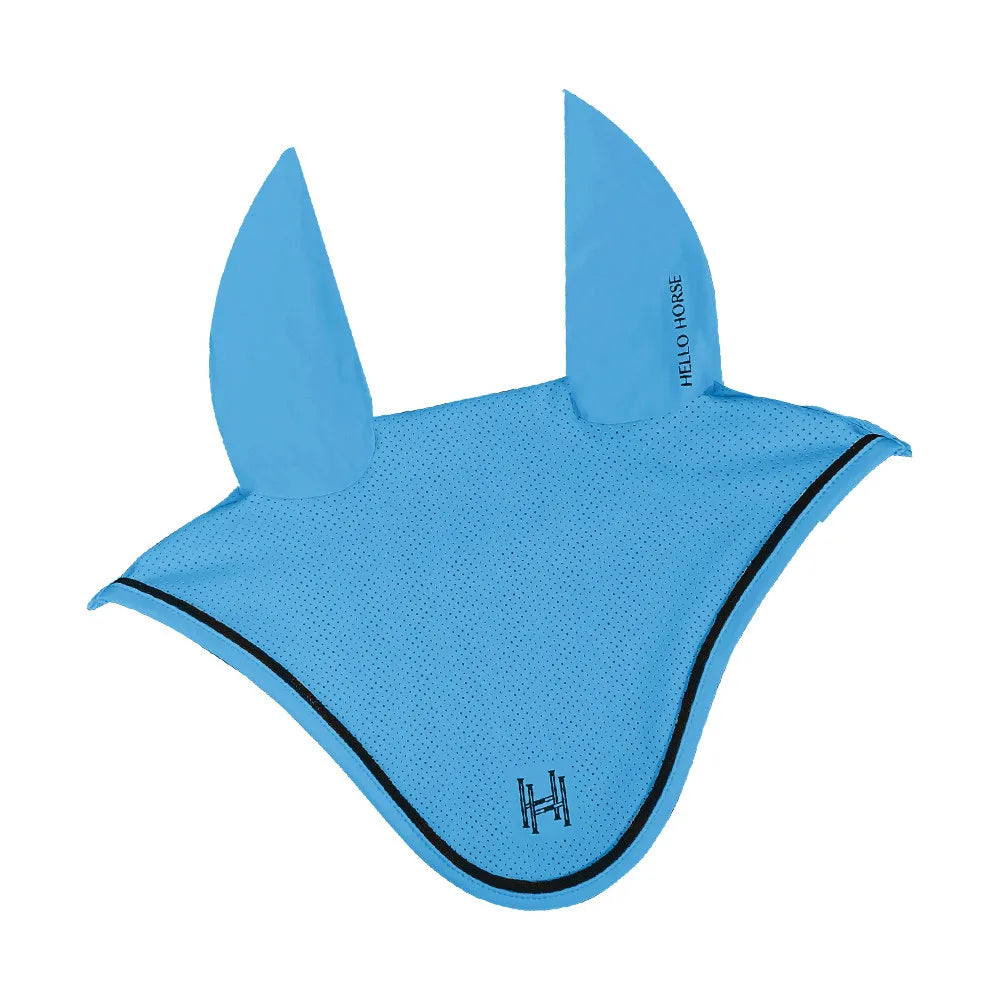 Horse Ear Bonnet Fly Veil – Breathable Mesh Noise Reduction for Jumping & Competition