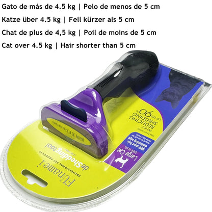 Pet Grooming Brush & Comb – Dog & Cat Hair Detangler, Knot Remover & Anti-Lice Grooming Tool for Short & Long Hair