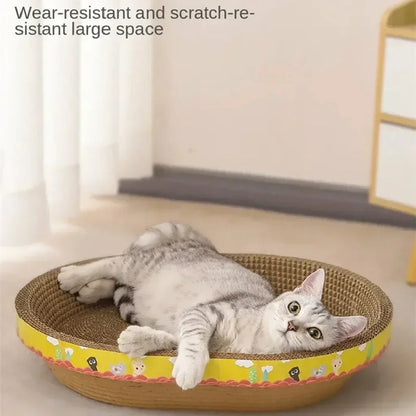Corrugated Cat Scratcher Board – Protect Furniture, Durable Claw Pad