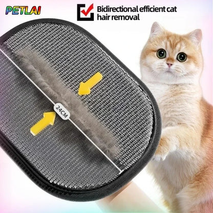 Reusable Pet Hair Removal Glove – Electrostatic Grooming Mitt for Cats & Dogs, Couch & Carpet Cleaner