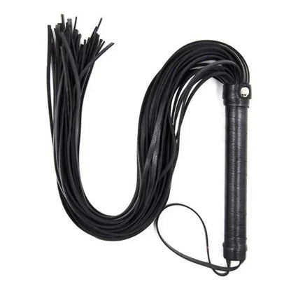 PU Leather Horse Riding Crop – Durable Equestrian Training Whip (Black)
