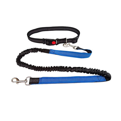 Hands-Free Dog Leash – Adjustable Waist Belt for Walking, Running & Jogging