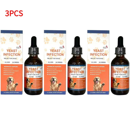 Dog Skin & Coat Care Drops – 60ml Herbal Pet Supplement for Healthy Skin & a Shiny Coat