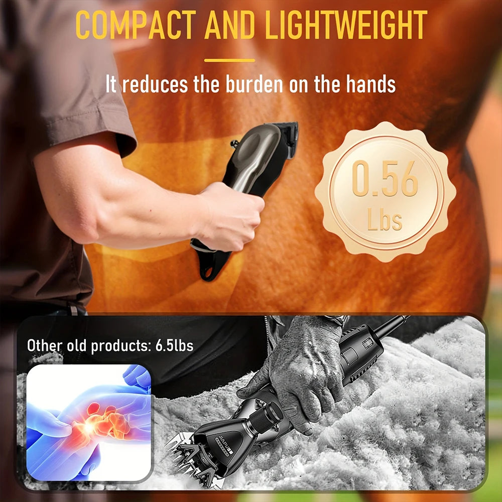 Electric Horse Hair Clipper – Professional Animal Grooming & Shearing Trimmer for Horse, Sheep, Dog & Cat