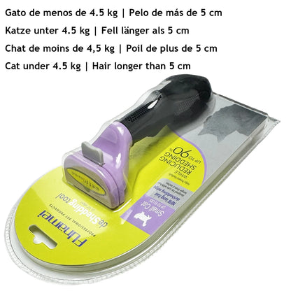 Pet Grooming Brush & Comb – Dog & Cat Hair Detangler, Knot Remover & Anti-Lice Grooming Tool for Short & Long Hair