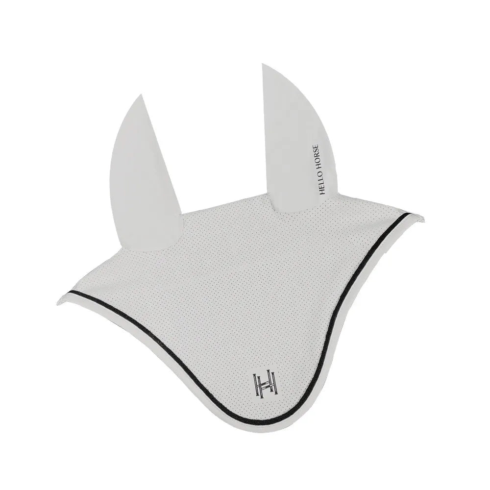 Horse Ear Bonnet Fly Veil – Breathable Mesh Noise Reduction for Jumping & Competition