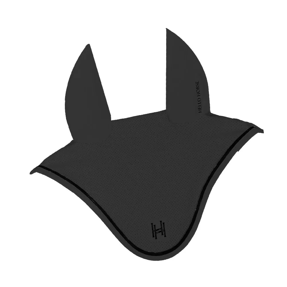 Horse Ear Bonnet Fly Veil – Breathable Mesh Noise Reduction for Jumping & Competition
