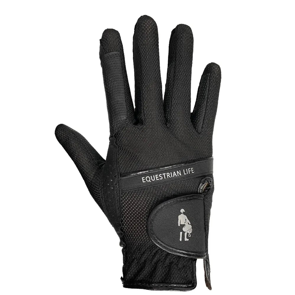 Equestrian Riding Gloves – Breathable Elastic Mesh, Non-Slip & Wear-Resistant Grip Gloves