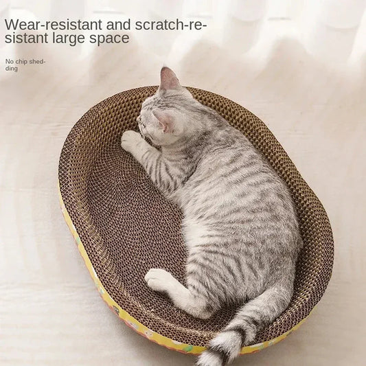 Corrugated Cat Scratcher Board – Protect Furniture, Durable Claw Pad