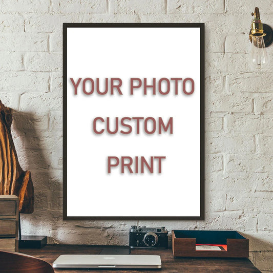 Custom Photo Canvas Print – Personalized Pet & Family Picture Wall Art Home Decor Poster