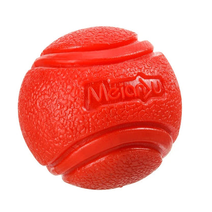 Solid Rubber Bouncy Ball Dog Toy – Durable Chew Ball for Outdoor Fetch & Retrieve Training