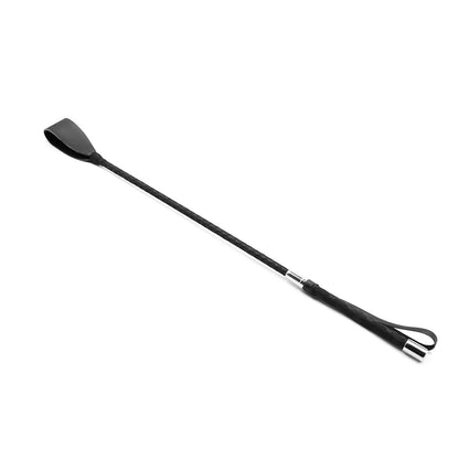 Premium Leather Horse Riding Crop – Equestrian Training Whip with Double Slapper