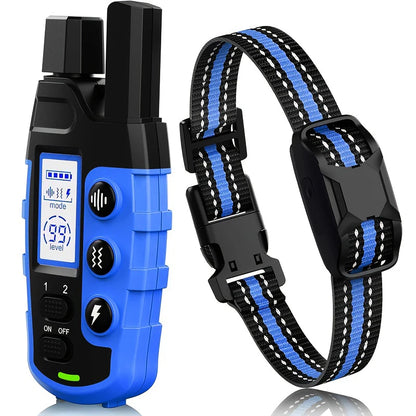 Remote Dog Training Collar – Waterproof E-Collar with Vibration & Static Modes, 3300 ft Range