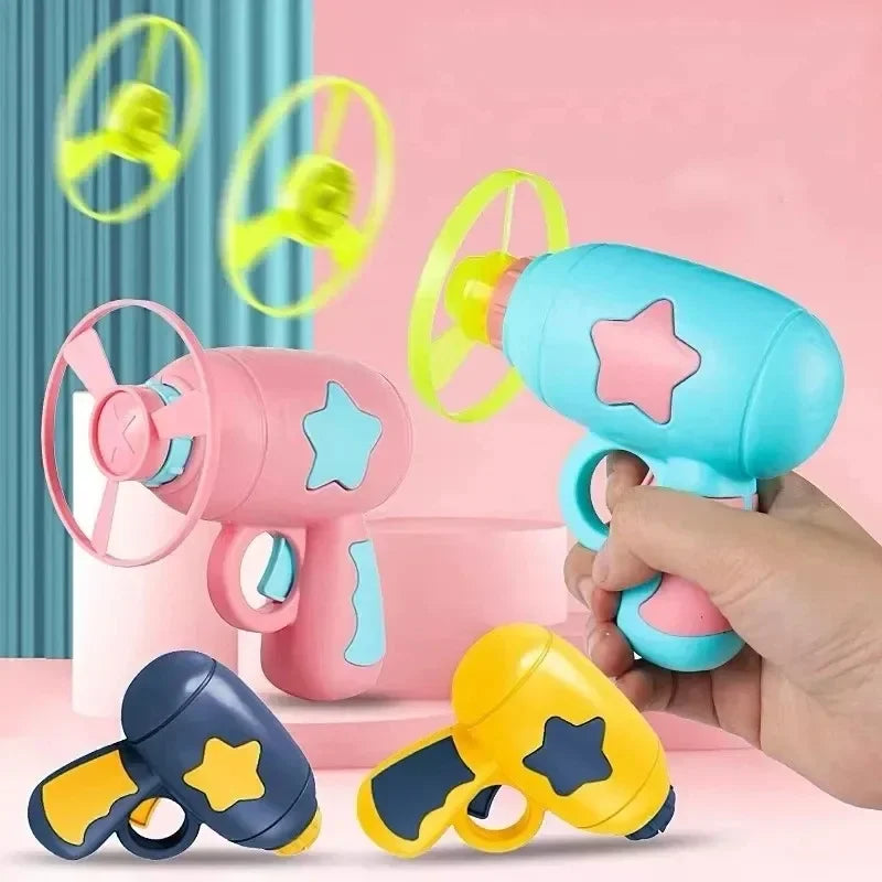 Interactive Cat Training Toy – Mini Flying Disc Launcher for Kittens, Chasing & Fetch Games, Fun Pet Exercise Toy